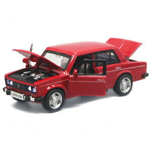 yzzr[ E͌^ԁEoCN [VOJ[ XP[_fJ[~jJ[~jJ[TEhCgLbYbh132 scale vaz lada 2106 model car diecast gift toy vehicle sound light kids red
