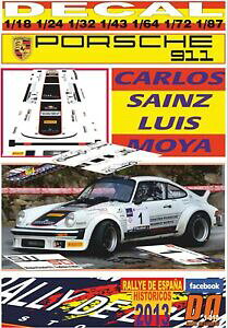 yzzr[ E͌^ԁEoCN [VOJ[ fJ[|VFJXTCcXyCqXgbNdecal porsche 911 rs carlos sainz r spain historic 2013 winner 01