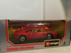 yzzr[ E͌^ԁEoCN [VOJ[ uStF[XP[burago 0572 ferrari gto 1984 scale 124 190556