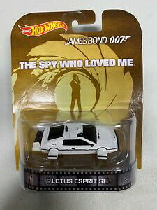 【送料無料】ホビー ・模型車・バイク レーシングカー ホットホイールレトロエンターテイメントジェームズボンドロータスエスプリホワイトカラーhot wheels 2014 retro entertainment james bond 007 lotu