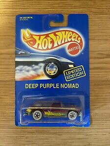 �y���������z�z�r�[ �E�͌^�ԁE�o�C�N ���[�V���O�J�[ �z�b�g�z�C�[���m�}�h1991 hot wheels limited edition deep purple nomad ww, excellent condition