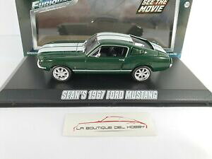 yzzr[ E͌^ԁEoCN [VOJ[ V[tH[h}X^OO[CgXP[seans 1967 ford mustang fast amp; furious greenlight 143 scale