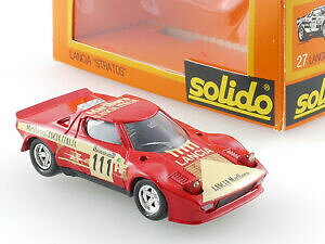 �y���������z�z�r�[ �E�͌^�ԁE�o�C�N ���[�V���O�J�[ �����`�A�X�g���g�X�����[���f���[�m�I�[�g�R���T�f�J�[��solido 27 lancia stratos rallye modellino auto corsa decals 143 ovp 14111445