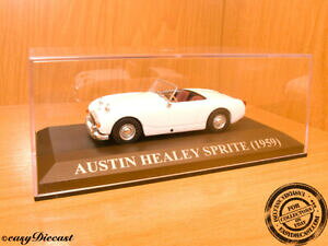 【送料無料】ホビー ・模型車・バイク レーシングカー オースティンヒーリースプライトホワイトaustin healey sprite white 1959 143