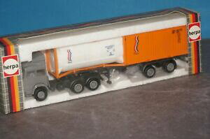 yzzr[ E͌^ԁEoCN [VOJ[ box14] iveco turbotech herpa 187 2x20ft containersz 23 sea container boxed