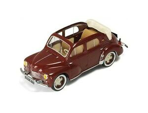 �y���������z�z�r�[ �E�͌^�ԁE�o�C�N ���[�V���O�J�[ ���m�[�u���E���{�b�N�Xrenault 4cv decouvrable 1955 brown clc151 ixo 143 in a box