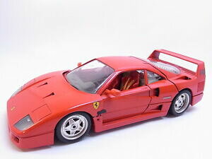 �y���������z�z�r�[ �E�͌^�ԁE�o�C�N ���[�V���O�J�[ �u�u���S�t�F���[�����b�h�v�����f��70962 bburago ferrari f40 1987 red approximately 25 cm model car 118