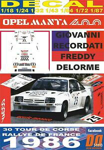 yzzr[ E͌^ԁEoCN [VOJ[ fJ[Iy}^JfeBc[hRXdecal opel manta 400 g recordati tour de corse 1986 dnf 01