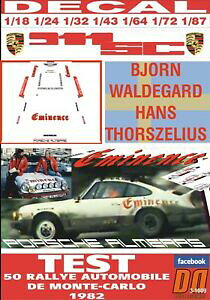 yzzr[ E͌^ԁEoCN [VOJ[ fJ[|VFrfK[heXgeJdecal porsche 911 sc bjorn waldegard test r montecarlo 1982 01
