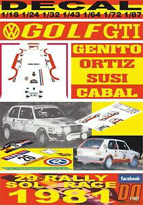 yzzr[ E͌^ԁEoCN [VOJ[ fJ[tHNX[QStWFjgIeBXT[Xdecal volkswagen golf gti genito ortiz r sun race 1981 7th 01