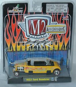 yzzr[ E͌^ԁEoCN [VOJ[ }VI[gXgbNbhtH[h[hX^[CG[m2 machines autostrech rods 1932 ford roadster yellowflames 164 0802