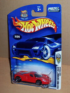 �y���������z�z�r�[ �E�͌^�ԁE�o�C�N ���[�V���O�J�[ �G���c�H�t�F���[�����b�h�����O�J�[�h�z�b�g�z�C�[�����f���J�[�R���N�V�����}�b�X���J�[enzo ferrari red 2003 long card hot wheels model car co