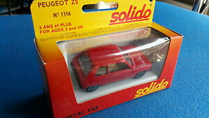 yzzr[ E͌^ԁEoCN [VOJ[ vW[Asolido 1316peugeot zs red 143 solido * rare *