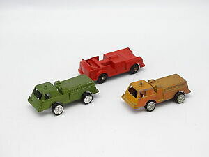 yzzr[ E͌^ԁEoCN [VOJ[ ~WFgCefFCNXf{xXmidgetoy 180 lote de 3 vehiculos de bomberos fire engine