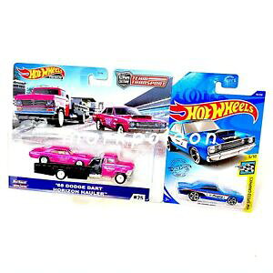 yzzr[ E͌^ԁEoCN [VOJ[ zbgzC[`[_bW_[gzC]nE[ZbgAC_[hot wheels team transport 68 dodge dart horizon hauler set of 2 real riders