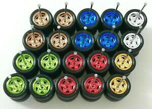 yzzr[ E͌^ԁEoCN [VOJ[ zbgzC[X^[zC[OANX~[gS^CtBbgZbghot wheels 5 star wheel long axle 10 mm rubber tires fit 164 jdm