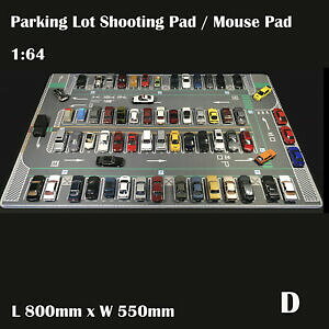 yzzr[ E͌^ԁEoCN [VOJ[ pbh}EXpbhe[upbhf1 64 model car scenery with parking lot shooting pad mouse pad table pad gifts