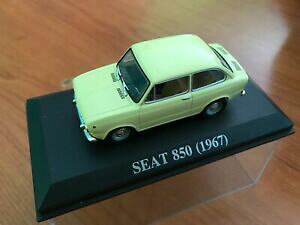 yzzr[ E͌^ԁEoCN [VOJ[ V[gA^{bNXANseat 850 1967 our dear cars altaya 143 in box acrylic c