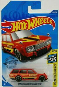 �y���������z�z�r�[ �E�͌^�ԁE�o�C�N ���[�V���O�J�[ �z�b�g�z�C�[�����b�h�����_�b�g�T�����S�������O�J�[�ha2 164 hot wheels red momo datsun wagons long card