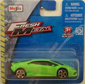 【送料無料】ホビー ・模型車・バイク レーシングカー マイストフレッシュメタルランボルギーニウラカングリーンインボックスmaisto fresh metal lamborghini huracan green lp 6104 in box