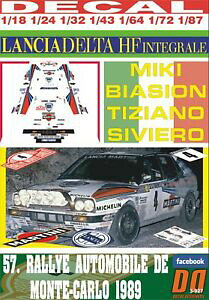 yzzr[ E͌^ԁEoCN [VOJ[ fJ[`Af^CeOerAVIeJdecal lancia delta integrale m biasion r montecarlo 1989 winner 01