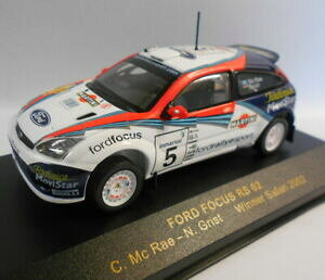 �y���������z�z�r�[ �E�͌^�ԁE�o�C�N ���[�V���O�J�[ �C�\�X�P�[���t�H�[�h�t�H�[�J�X�E�B�i�[�T�t�@��ixo 143 scale ram087 ford focus wrc 5 c mc rea winner safari 02