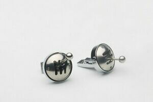 �y���������z�z�r�[ �E�͌^�ԁE�o�C�N ���[�V���O�J�[ �A�N�Z�T���[�W�F���b���J���r�I�M�A�V�t�g�J�t�����N�X�V���o�[�I�[�g�A�[�g���f��accessories gemelli cambio gearshift cufflinks silver autoart aa