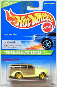 【送料無料】ホビー ・模型車・バイク レーシングカー ホットホイールトレジャーハントセリエウッディhot wheels 1996 treasure hunt serie 112 122ms woodie