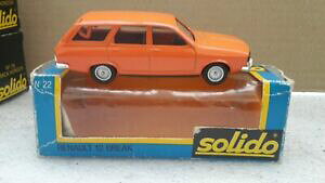 【送料無料】ホビー ・模型車・バイク レーシングカー ルノーブレークオレンジフランスsolido made in france ref 22 of 1975 renault 12 break orange in box