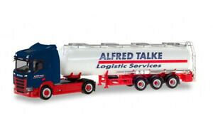 【送料無料】ホビー ・模型車・バイク レーシングカー ヘルパスカニアケミカルタンカーアーティクルドローリーアルフレッドトーク310383 herpa scania cr 20 nd chemical tanker articulated lorry alfred talke