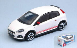 �y���������z�z�r�[ �E�͌^�ԁE�o�C�N ���[�V���O�J�[ �t�B�A�b�g�O�����h�v���g�A�o���g�z���C�g���f���u���Sfiat grand punto abarth 2014 white 143 model 30198w bburago