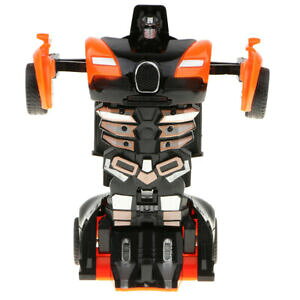 yzzr[ E͌^ԁEoCN [VOJ[ IW{bgX|[cfkids orange automatic robot deformation sport car model toy for children, one