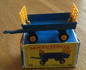 yzzr[ E͌^ԁEoCN [VOJ[ }b`Xj[?wCg[[?Be[W?IWi{bNXmatchbox lesney ~ 40 hay trailer ~ vintage ~ woriginal box