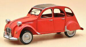 �y���������z�z�r�[ �E�͌^�ԁE�o�C�N ���[�V���O�J�[ �V�g���G��handmade citroen 2cv car memorabilia metal metal sculpture for decor