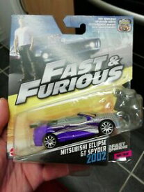 【送料無料】ホビー ・模型車・バイク レーシングカー マテルスパイダーfast furious mattel 2002 mitsubishi eclipse gt spyder 18