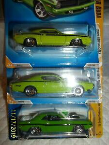 �y���������z�z�r�[ �E�͌^�ԁE�o�C�N ���[�V���O�J�[ �z�b�g�z�C�[�����f���_�b�W�`�������W���[�N�[�_3 hot wheels 1st editions models 71 dodge charger; 70 challenger cuda