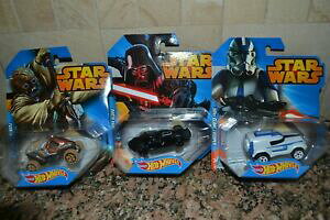 yzzr[ E͌^ԁEoCN [VOJ[ zbgzC[X^[EH[Ybglot of 3 hot wheels star wars vehicles