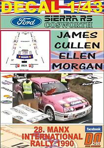 yzzr[ E͌^ԁEoCN [VOJ[ fJ[tH[hVGRX[XJ}NXCedecal 143 ford sierra rs cosworth j cullen manx inter r 1990 4th 01