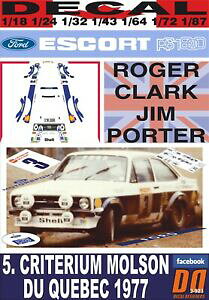 yzzr[ E͌^ԁEoCN [VOJ[ fJ[tH[hGXR[gN[NNeE\fPxbNdecal ford escort rs 1800 mkii r clark criterium molson du quebec 1977 3rd 01