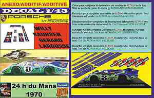 yzzr[ E͌^ԁEoCN [VOJ[ AlbNXfJ[|VFTCPfbN}eB[jEB[JEZ}annex decal 143 porsche 917 psychedelic martini willy kauhsen lemans 1970