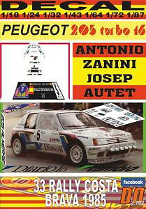 yzzr[ E͌^ԁEoCN [VOJ[ fJ[vW[^[{UjjRX^uodecal peugeot 205 turbo 16 a zanini r costa brava 1985 dnf 01