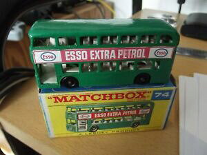 yzzr[ E͌^ԁEoCN [VOJ[ }b`{bNXXj[O[_C[oXACeyCg{bNXmatchbox lesney mb74 green daimler bus,item is a repaint,box in vgc