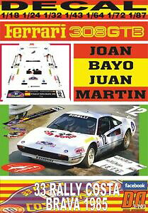 yzzr[ E͌^ԁEoCN [VOJ[ fJ[tF[RX^uodecal ferrari 308 gtb j bayo r costa brava 1985 7th 01