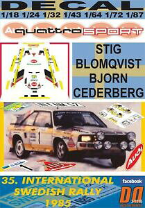 yzzr[ E͌^ԁEoCN [VOJ[ fJ[AEfBNgX|[cuNBXgXEF[fdecal audi quattro sport s blomqvist swedish r 1985 2nd 01
