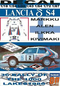 yzzr[ E͌^ԁEoCN [VOJ[ fJ[`Af^Adecal lancia delta s4 m alen 1000 lakes r 1986 3rd 01