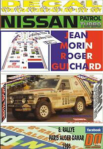 yzzr[ E͌^ԁEoCN [VOJ[ fJ[jbTpg[Wp_J[decal nissan patrol jean morin paris dakar 1986 01
