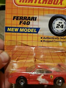 yzzr[ E͌^ԁEoCN [VOJ[ }b`{bNXtF[XP[1987 matchbox ferrari f40 mb 24 164 scale
