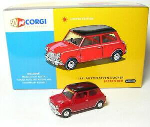 yzzr[ E͌^ԁEoCN [VOJ[ I[XeBZuN[p[~j^[^bhR[M[austin seven cooper mini tartan red 143 corgi 50 anniversary