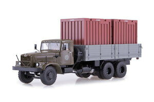 【送料無料】ホビー ・模型車・バイク レーシングカー ssm ssm1149 143 kraz 257b1 onboard with container ussr russian car краз 25