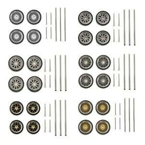 yzzr[ E͌^ԁEoCN [VOJ[ }b`{bNXzC[^C^CLbgreplacement 164 metal wheel tire tyres kit for matchbox cars vehicles parts diy